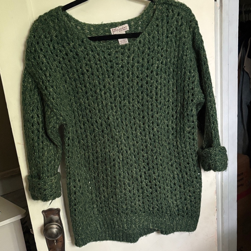 Elegant Forest Green Women's Sweater